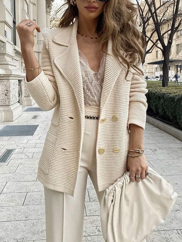 Solid Street Hipster Color Fabric Casual Cardigan Coat