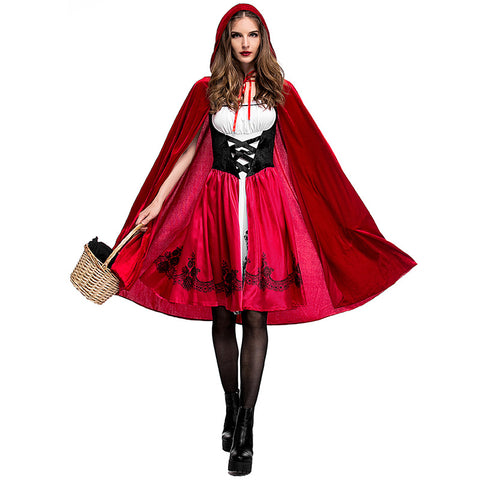 Halloween Little Game Outfit Red Hood Adult Party Costume