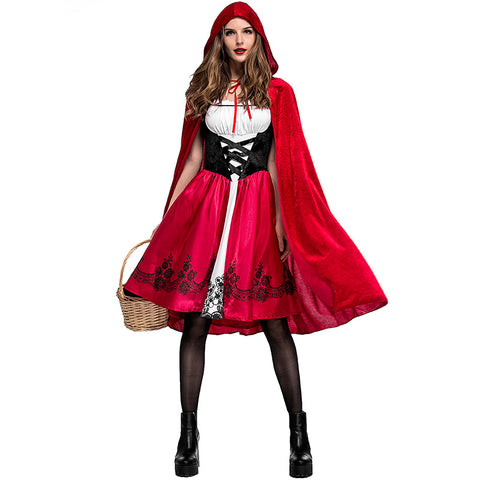 Halloween Little Game Outfit Red Hood Adult Party Costume