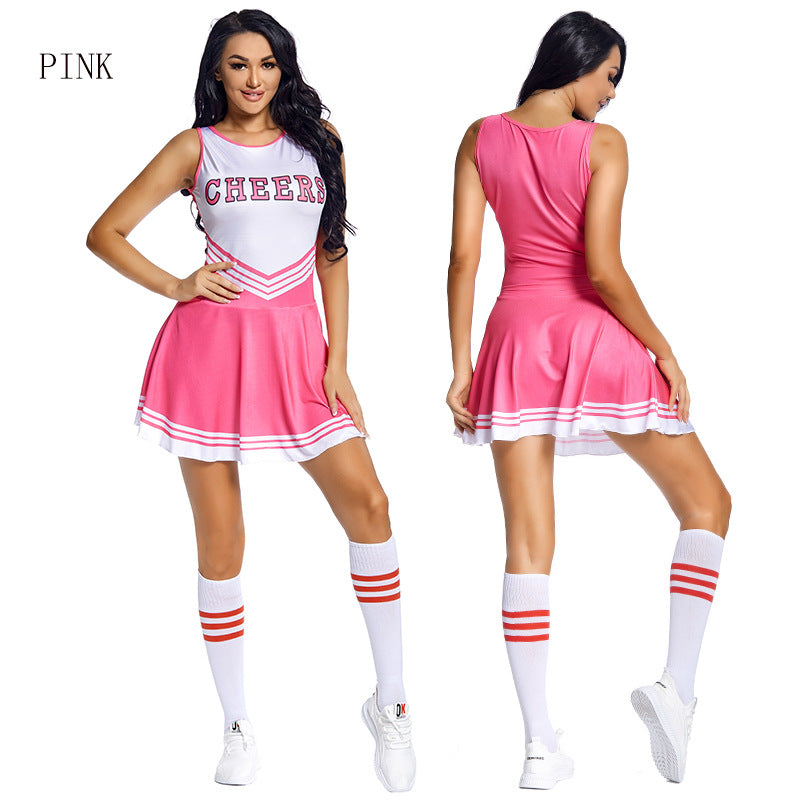 World Polyester Sleeveless Football Skirt Female Uniform
