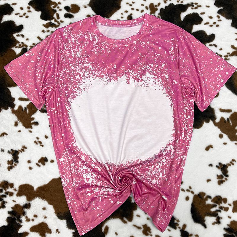 Short Sleeve Pattern Printing Summer Women's Round Neck T-shirt